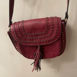 Maroon purse